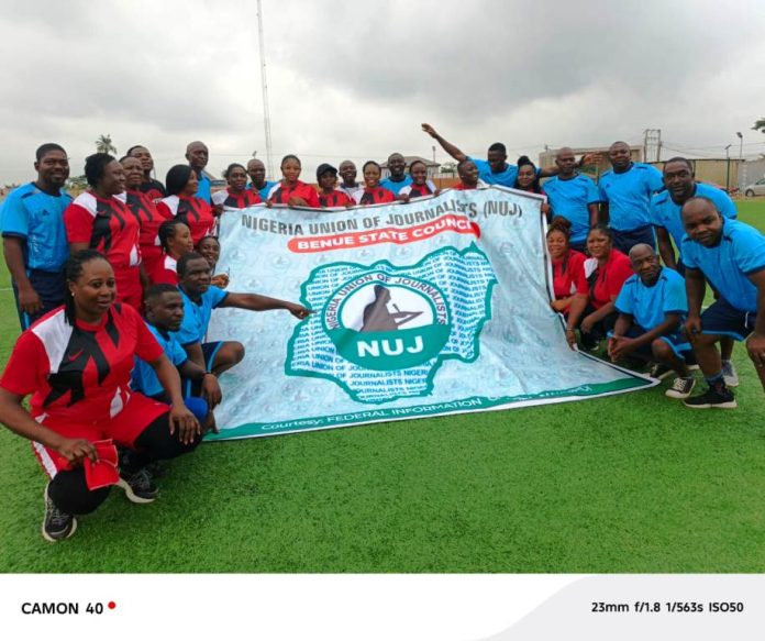 FIC Makurdi Donates Flex Banners To NUJ Benue Council During Press Week Activities