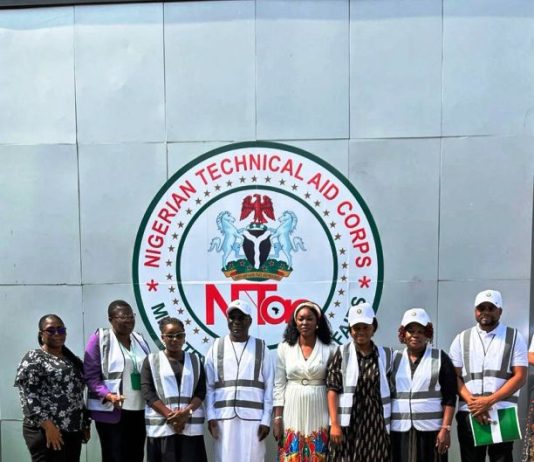 GROUP PHOTOGRAPH WITH AMB. AHMED YAKUBU ABDULLAH CHAIRMAN ACTU NTAC ALONGSIDE SOME ICPC OFFICIALS AND NTAC ACTU OFFICIALS