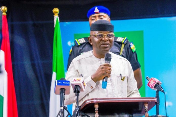 Honourable Minister, Engr. Prof. Joseph Terlumun Utsev Honourable Minister of Water Resources and Sanitation, Engr. Prof. Joseph Terlumun Utsev, delivering his welcome address at the Nigerian–Hungarian Water Forum held today, Tuesday, 4th November 2025, at the Abuja Continental Hotel.