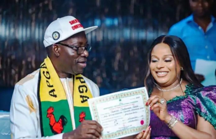 INEC Presents Certificate Of Return INEC Presents Certificate Of Return To Governor Elect, Soludo, And His Deputy, Ibezim