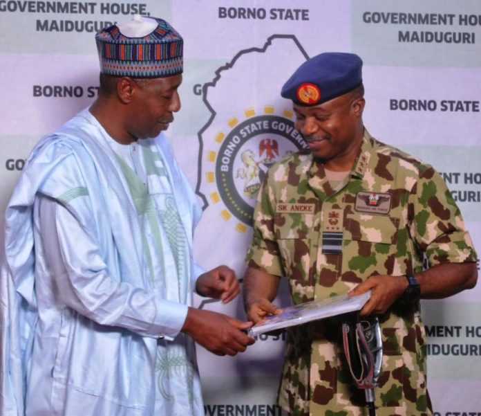 Zulum Called For a Coordinated Military Operation In Lake Chad