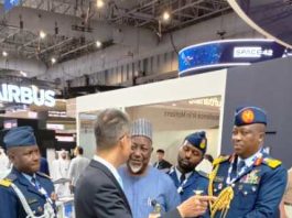 Minister Of Defence Mohammed Badaru At Dubai Airshow