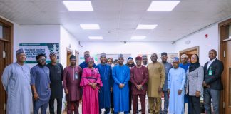 Secretary to the Government of the Federation, Sen. George Akume, fnim, CON, represented by the Permanent Secretary, General Services Office, Mohammed Sanusi Danjuma, FCNA, inaugurates Inter-Ministerial Committee on Ban of Single Use Plastic (SUPs) on Tuesday, 11th November, 2025 in Abuja.