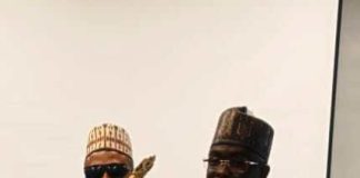 NTAC DG, Rt. Hon. Yusuf Buba Yakub, being presented the Award by the convener, Mr Adeboye Omoboye