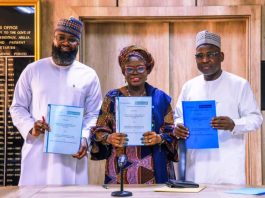 Office of the Secretary to the Government of the Federation signs Memorandum of Understanding with National Agency for Science and Engineering Infrastructure (NASENI) to digitalise Federal Executive Council processes and completely operate paperless on Friday, 7th November, 2025 in Abuja.