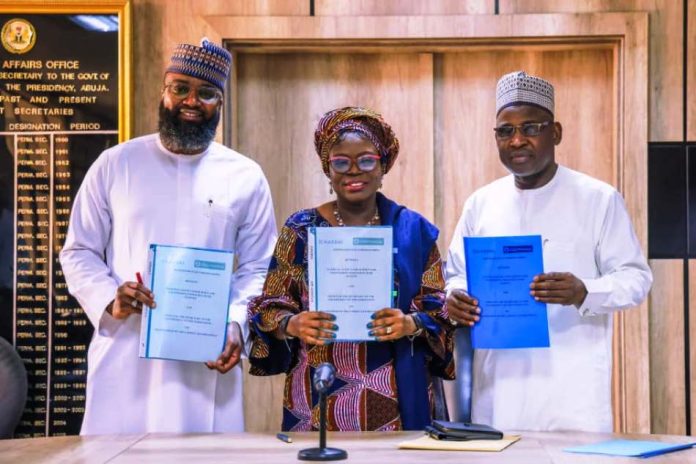 OSGF Signs MoU With NASENI Office of the Secretary to the Government of the Federation signs Memorandum of Understanding with National Agency for Science and Engineering Infrastructure (NASENI) to digitalise Federal Executive Council processes and completely operate paperless on Friday, 7th November, 2025 in Abuja.