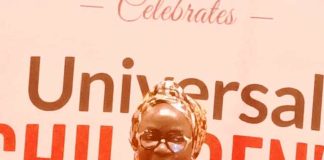 The Permanent Secretary, Dr. Maryam Ismaila Keshinron delivering a key note address on behalf of the Minister, Federal Ministry of Women Affairs and Social Development, Hajiya Imaan Suleiman Ibrahim fsi, as she unveiled the State of the Nigerian Girl Child Report II (2025) and launched the National Guidelines on Alternative Care for Children during the 7th National Children’s Parliament sitting held at the Continental Hotel, Abuja