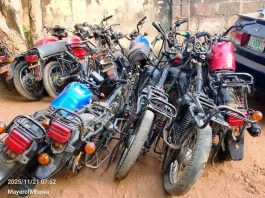 Police Burst Criminal Hideout In Makurdi, Recover Stolen Motorcycles, Firearm; Arrest Suspected Child Traffickers And Rescue Six Victims