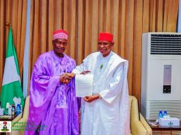 Presiden‎t Umarou Sissoco of Guinea-Bissau honours Kano Governor with the highest gold medal…