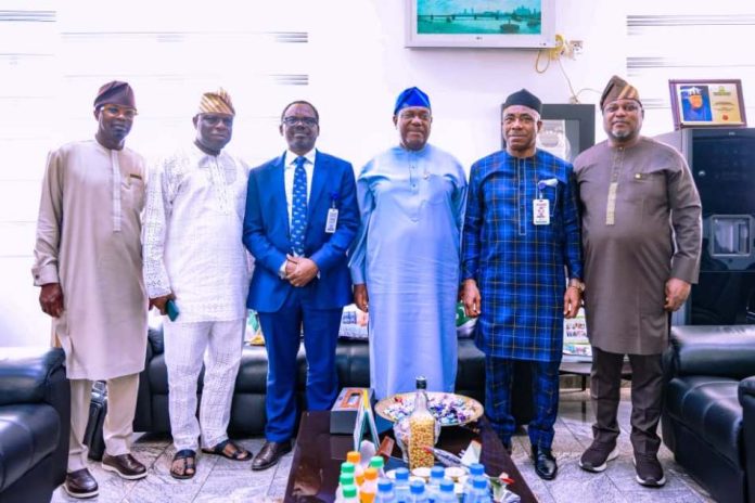 Secretary to the Government of the Federation , Sen. George Akume, fnim , CON, receives in audience the Chief Executive Officer of Solewant Group, Mr. Solomon Ewanehi, on Wednesday, 19th November, 2025 in Abuja.