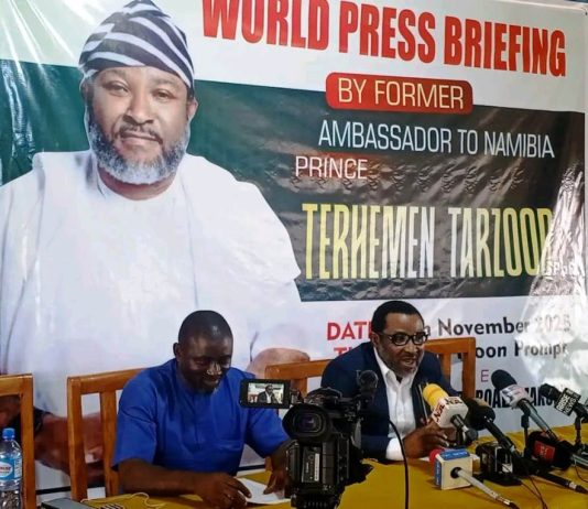 Tarzoor Raises Alarm Over Alleged ₦2 Billion Plot to Destabilize Governor Alia’s Administration