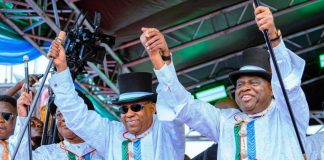 Yenagoa Agog As VP Shettima Receives Governor Diri, Others Into APC