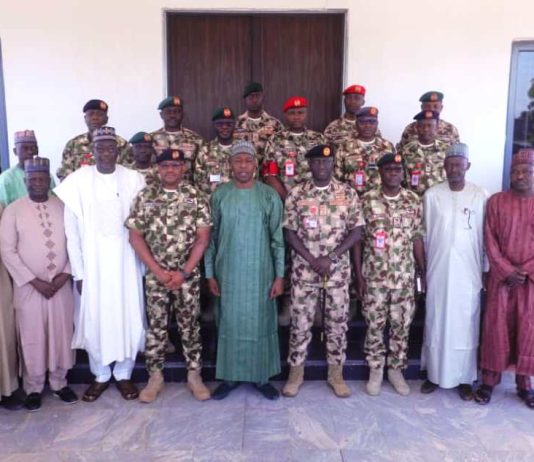 Boko Haram Zulum Meets COAS, Says The Worst is Over