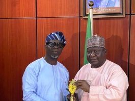 BPSR Presents GovTec Award to Ojodu LCDA Chairman, Hon. David Olusegun Odunmbaku