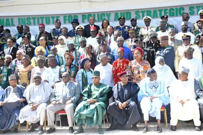 EXECUTIVE COURSE 47 GRADUATION VP SHETTIMA AT EXECUTIVE COURSE 47 GRADUATION: President Tinubu Poised To Remodel NIPSS Into Digitally Driven, Global Centre Of Excellence