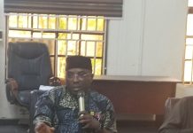 Federal Civil Service Commission (FCSC) Permanent Secretary, Dr Emeka Vitalis Obi, during his remarks at the interactive meeting with staff at FCSC AAPPSCOMMS Building