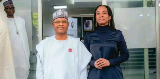 Gov Sani Visit DG PENCOM In Abuja