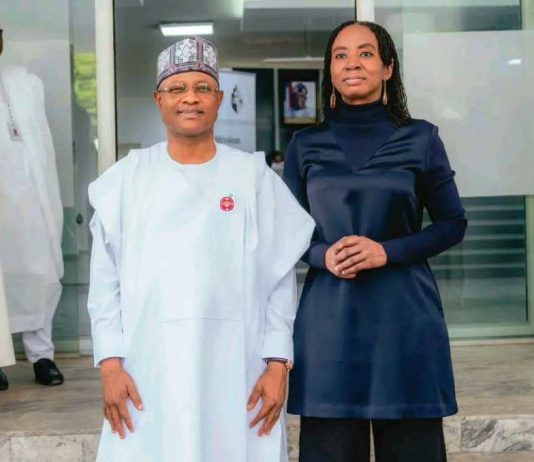 Gov Sani Visit DG PENCOM In Abuja