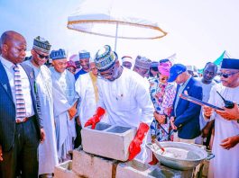 Governor Abdullahi Sule Performs Ground Breaking Of Multi-Billion Naira University Of Public Relation And Leadership In The State