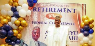 HR Director Abdullahi Aliyu Bows Out After 35 Years of Meritorious Service