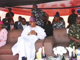 Kwara Gov, COAS, top security chiefs celebrate yuletide with troops in Kwara