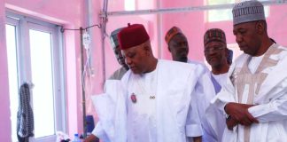 VP Shettima, Zulum Visit Maiduguri Mosque Bomb Blast Victims