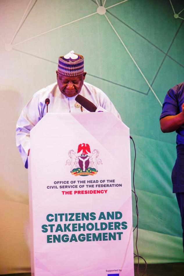 Mr. Dasuki Arabi Director-General of the Bureau of Public Service Reforms (BPSR), Mr. Dasuki Arabi