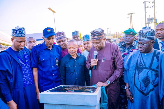 NLC President Ajaero NLC President Ajaero Acknowledges Gov. Inuwa Yahaya's Workers' Welfare Drive, as Gombe Flags Off Labour House Project