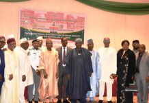 RMAFC Convenes National Stakeholders’ Discourse To Drive Effective Implementation Of Nigeria Tax Act 2025 7th from L: RMAFC Chairman, Dr. Mohammed Bello Shehu OFR in a group photograph with RMAFC Members and Distinguished guests at the National Discourse.
