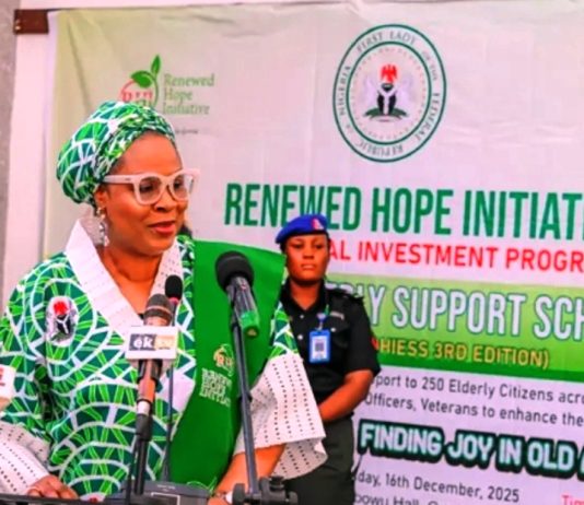Renewed Hope Initiative Oluremi Tinubu Empowers 250 Elderly Persons In Ekiti With ₦200,000 Each