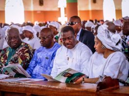 Secretary to the Government of the Federation, Sen. George Akume, fnim, CON, marks his 72nd birthday at St. John the Baptist Cathedral, Gboko Benue State on Saturday 27th December, 2025.