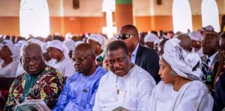 Secretary to the Government of the Federation, Sen. George Akume, fnim, CON, marks his 72nd birthday at St. John the Baptist Cathedral, Gboko Benue State on Saturday 27th December, 2025.