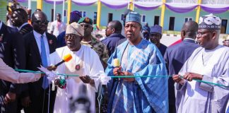 Tinubu Commissions Borno's Projects, Says Zulum's Performance Exceptional
