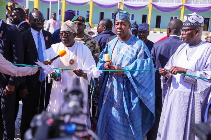 Tinubu Commissions Borno's Projects, Says Zulum's Performance Exceptional