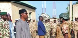 "We are behind you" Zulum Addresses Armed Forces in Damboa