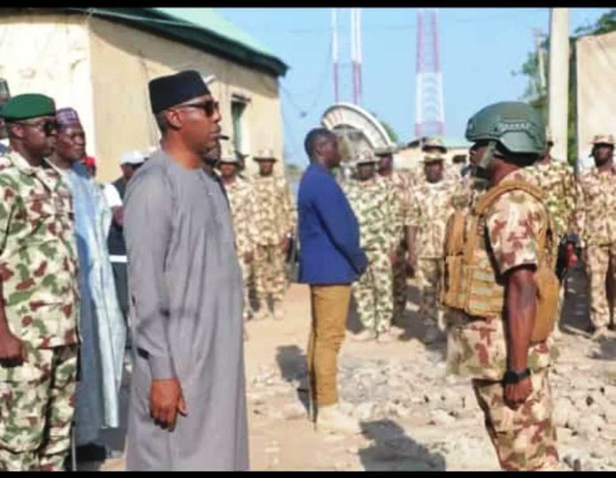 "We are behind you" Zulum Addresses Armed Forces in Damboa