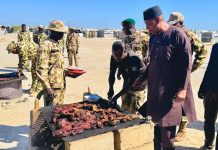 Zulum Celebrates Christmas with Frontline Soldiers in Malam Fatori, Reaffirms Commitment to Troops Welfare