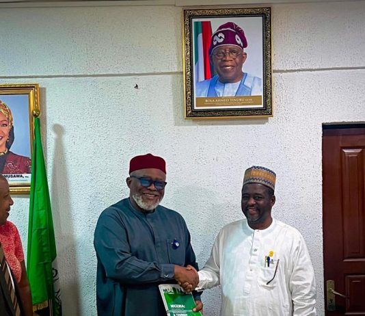 Permanent Secretary, Federal Ministry of Art, Culture, Tourism and Creative Economy, Dr. Mukhtar Yawale Muhammad, MFR, mni, Receives Strategic Team on National Publication Documenting Economic and Tourism Profiles of Nigeria’s 36 States and FCT