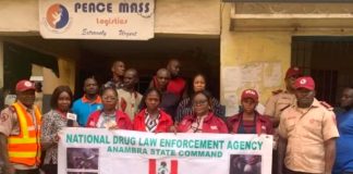 FRSC in Conjunction with the NDLEA Hold Public Sensitization Exercise For Drivers In Awka