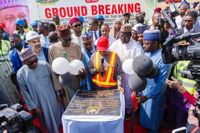 Gov. Uba Performed Ground Breaking At Ahmadu Bello University (ABU) Zaria