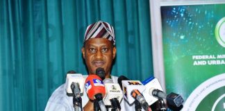 Honourable Minister of Housing and Urban Development, Arc. Ahmed Musa Dangiwa