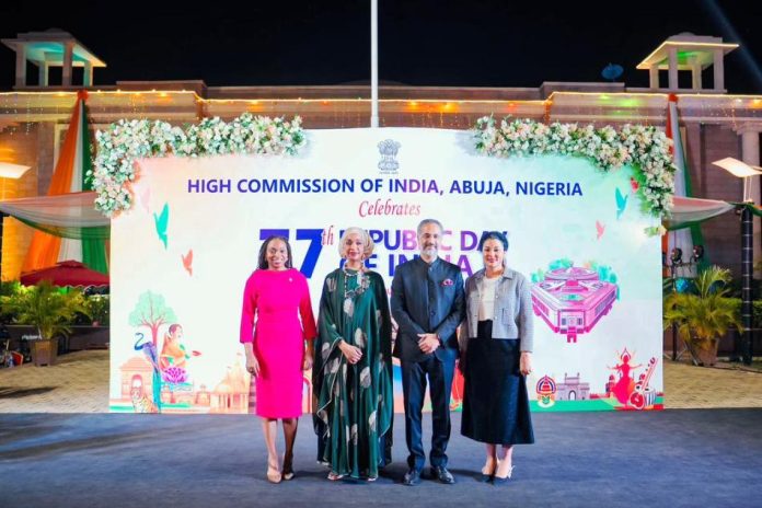 Honourable Minister Hannatu Musa Musawa Joins India in Celebrating 77th Republic Day, Reaffirms Cultural Partnership