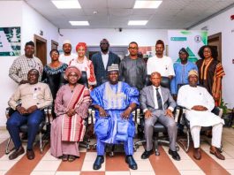 Secretary to the Government of the Federation, Sen. George Akume, fnim, CON, represented by the Permanent Secretary, General Services Office, Abubakar Ibrahim Kana, mni, inaugurates Joint Implementation Committee (JIC) on National Digital Literacy Conference and Official Launch of Digital Skills Nigeria organised by the Office of the SGF and Clergy Wealth Cooperative Society Ltd. on Tuesday, 6 January, 2026 in Abuja.