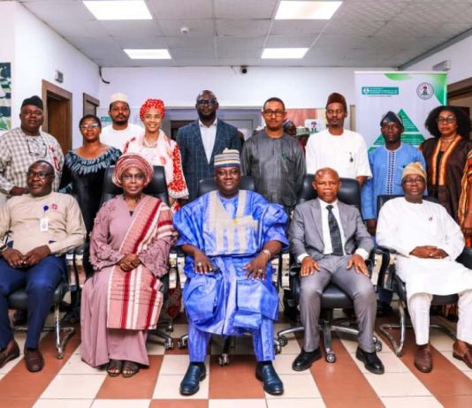 Secretary to the Government of the Federation, Sen. George Akume, fnim, CON, represented by the Permanent Secretary, General Services Office, Abubakar Ibrahim Kana, mni, inaugurates Joint Implementation Committee (JIC) on National Digital Literacy Conference and Official Launch of Digital Skills Nigeria organised by the Office of the SGF and Clergy Wealth Cooperative Society Ltd. on Tuesday, 6 January, 2026 in Abuja.