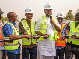 SSA-P., Community Engagement, North West, Abdullahi Tanko Yakasai Commissions Emergency Repairs of 4.5-KM Taban Sani Road, Makarfi LGA in Kaduna State, yesterday.