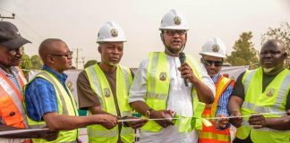 SSA-P., Community Engagement, North West, Abdullahi Tanko Yakasai Commissions Emergency Repairs of 4.5-KM Taban Sani Road, Makarfi LGA in Kaduna State, yesterday.