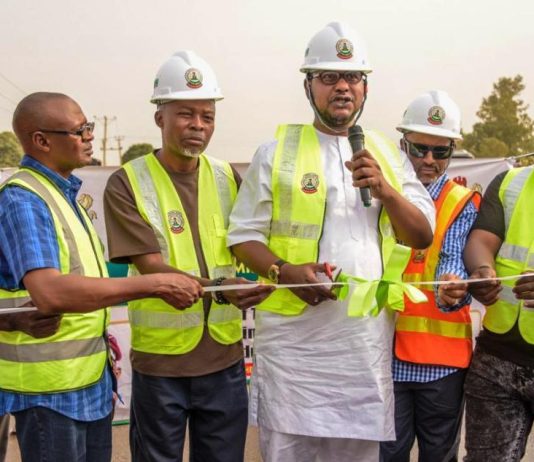 SSA-P., Community Engagement, North West, Abdullahi Tanko Yakasai Commissions Emergency Repairs of 4.5-KM Taban Sani Road, Makarfi LGA in Kaduna State, yesterday.