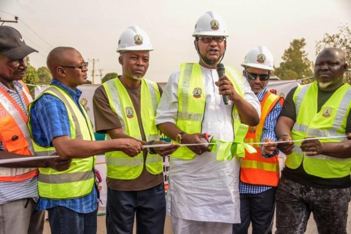 SSA-P., Community Engagement, North West, Abdullahi Tanko Yakasai Commissions Emergency Repairs of 4.5-KM Taban Sani Road, Makarfi LGA in Kaduna State, yesterday.