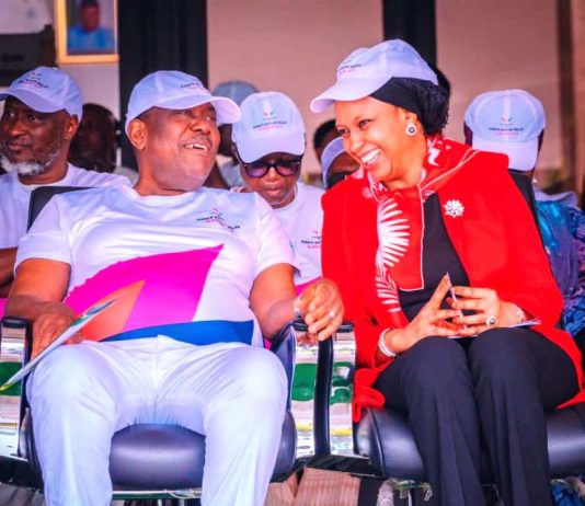 SGF Felicitates SAP Hadiza Bala Usman On 50th Birthday