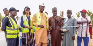 The Secretary, NUJ Sokoto State Council, Muhammad Nasir Bello Commissions the Emergency Repairs of Sokoto-Tambuwal-Jega Road (Route A1) in Sokoto State